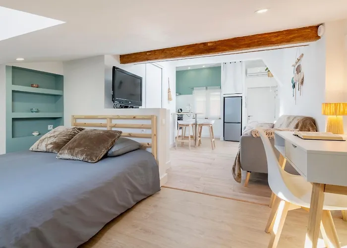 Plein Centre Des Couverts, Calme Et Climatise 아파트 미르포아